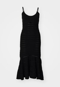 CUT OUT DETAIL CAMI DRESS - Kampsunkleit - black