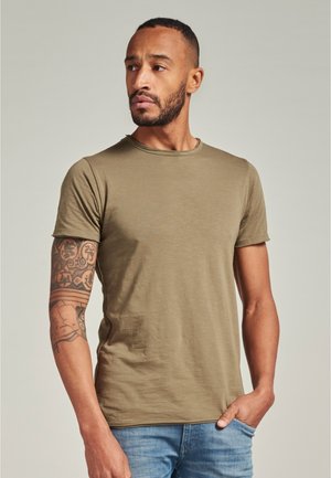 MC QUEEN - Basic T-shirt - army green