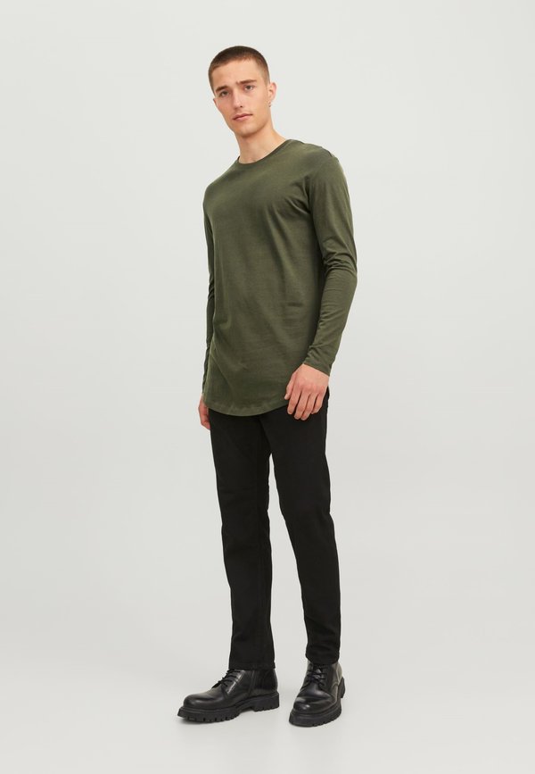 JJENOA TEE O NECK - Long sleeved top - forest night3