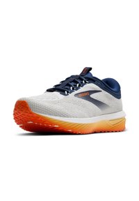 Brooks REVEL 7 - Silniční běžecké boty - white peacoat orange