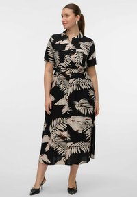 Vero Moda Curve Skjortekjole - black