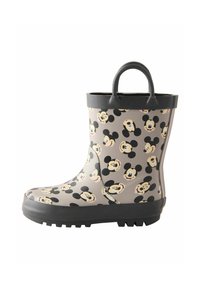 Next - REGULAR FIT MICKEY MOUSE HANDLE PULL-ON - Wellies - grey Thumbnail Image 1