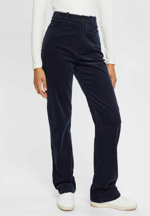 Tygbyxor - mottled dark blue