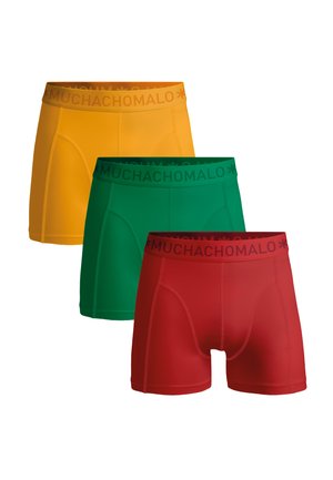 3-PACK SOLID - Boxershort - red green orange