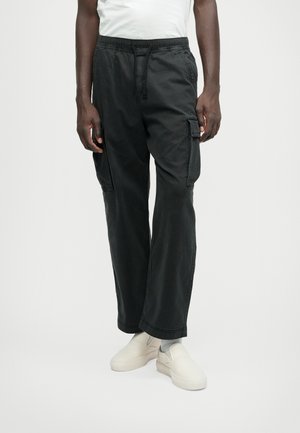 BAGGY HEAVY WEIGHT - Oldalzsebes nadrágok - black