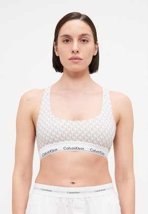 UNLINED BRALETTE ICON COTTON MODAL - Bustier - beige/white