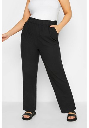 Yours Clothing COOL - Stoffhose - black