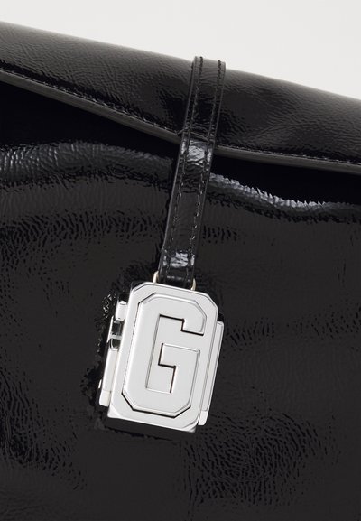 GCDS MEGA COMMA BAG UNISEX - Käsilaukku - black