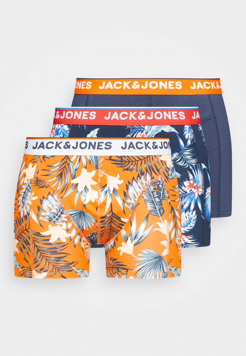 Boxers Jactyler Trunks Jack & Jones - Lot De 3, Coupe Classique, Confort Quotidien Pour Homme