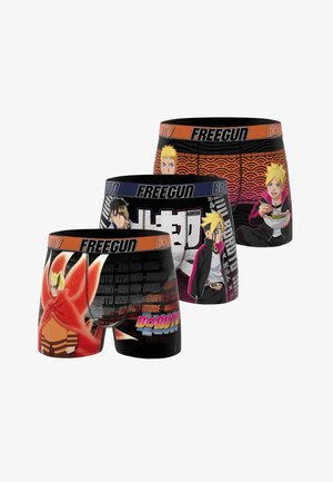Freegun, 3 PACK PRINTED BORUTO - Boxers - noir orange gris