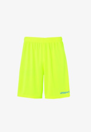 Short de sport - fluo gelb/radar blau