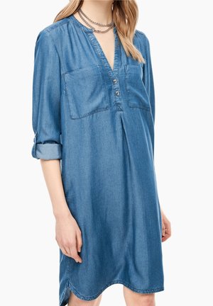 Robe en jean - dark-blue denim