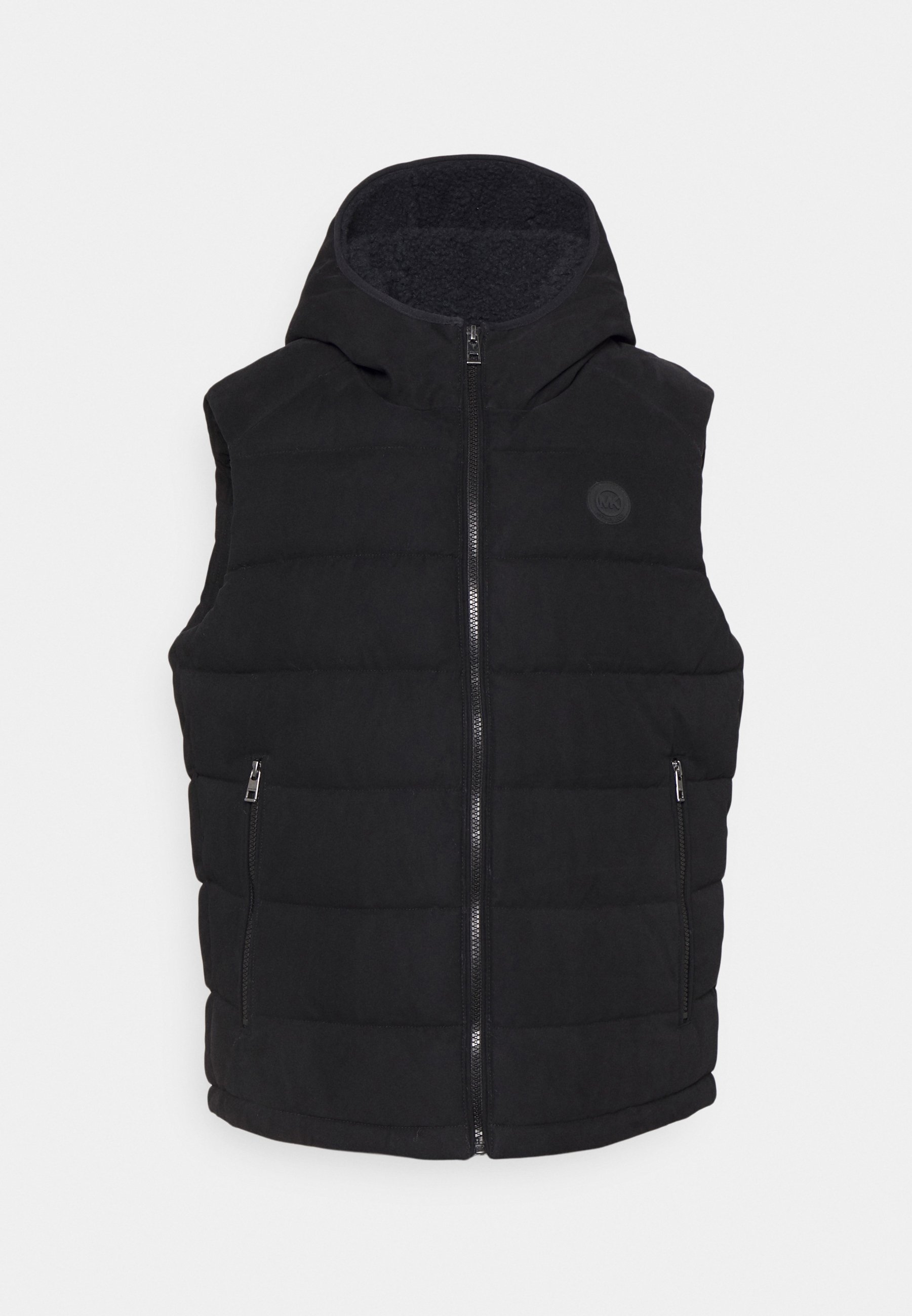 Michael Kors HOODED PUFFER VEST - Waistcoat - black 