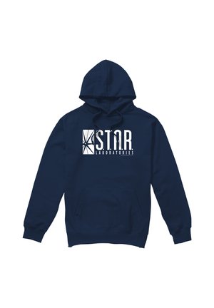 Cotton Soul, THE FLASH S.T.A.R. - Hoodie - dark blue