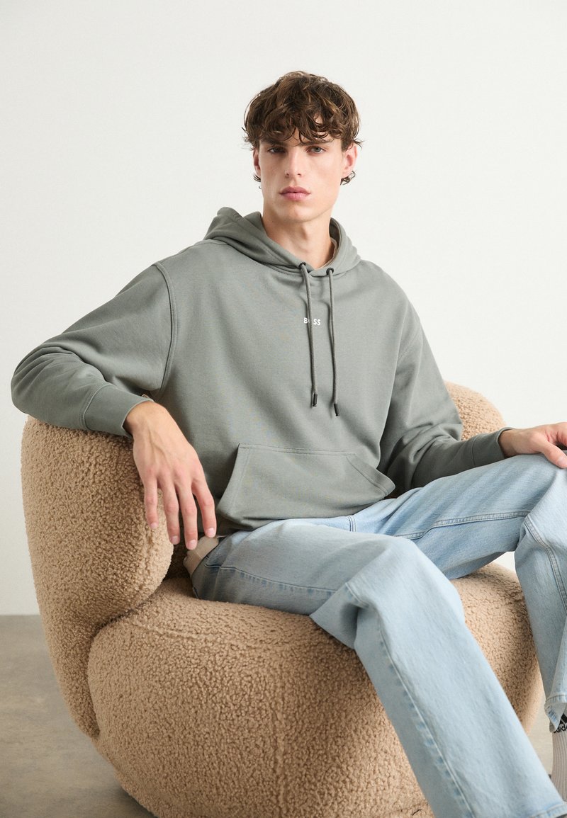 BOSS Mikina - open grey