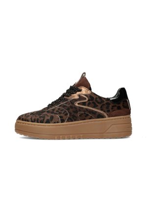 AURELIE SNEAKER - Trainers - brown with animal print