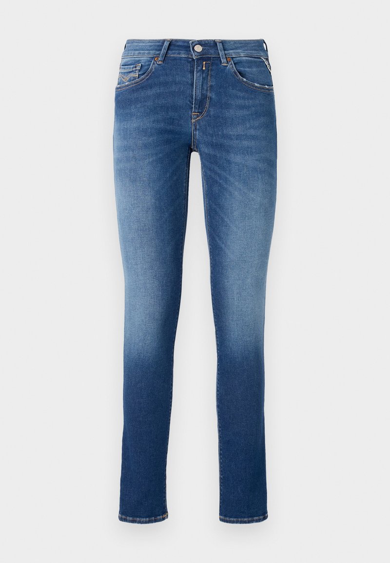 Replay Jeans Skinny Fit donkerblauw denim