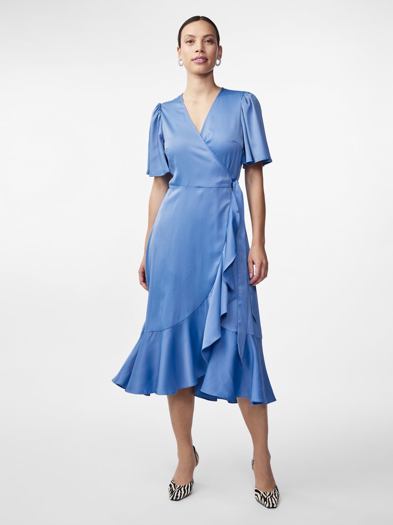YAS - YASTHEA MIDI WRAP DRESS - Day dress - ashleigh blue, Enlarge
