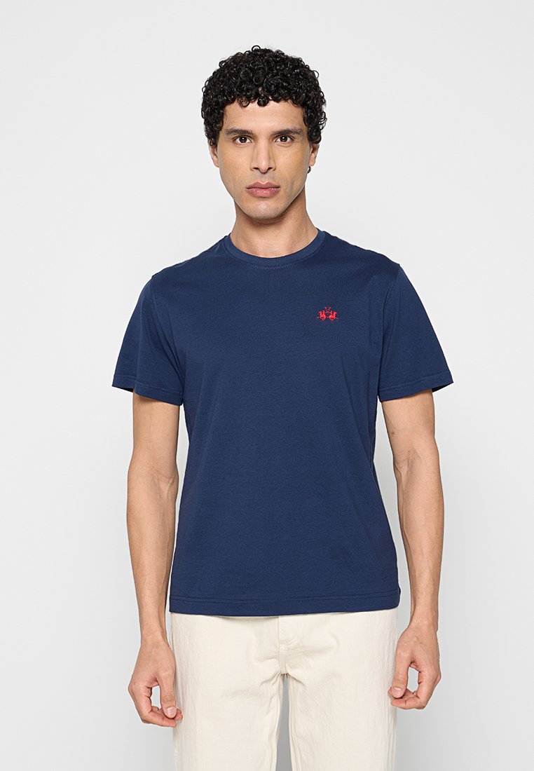 LA MARTINA T-shirt basic donkerblauw