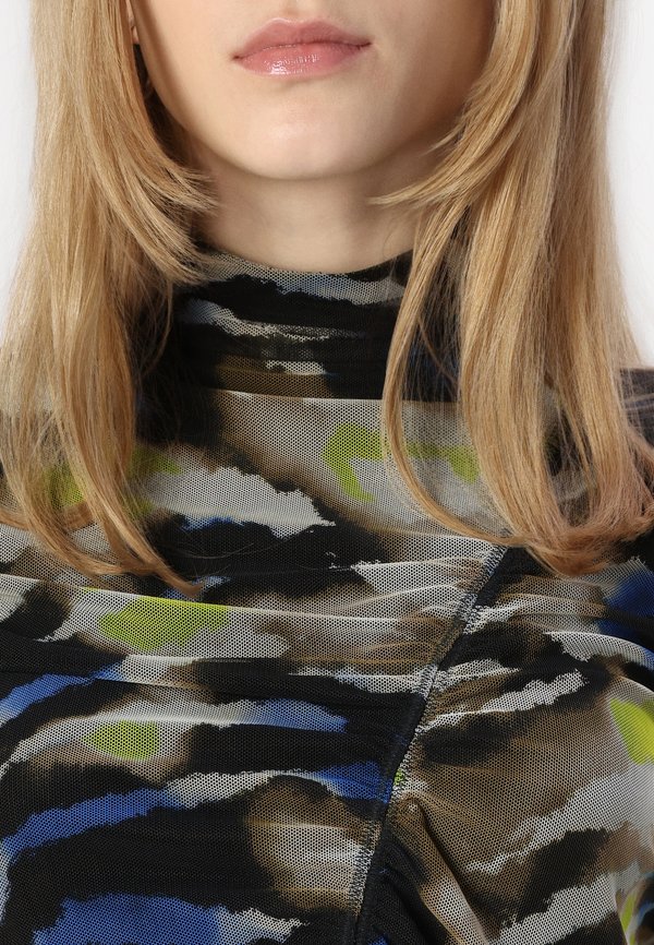 PRNT MOCK - Long sleeved top - abstract tiger2