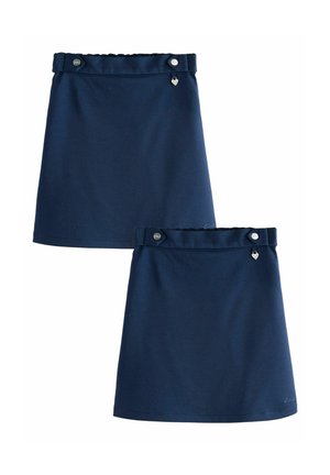 REGULAR FIT - PULL-ON PONTE SCHOOL 2 PACK - Gonna a campana - navy