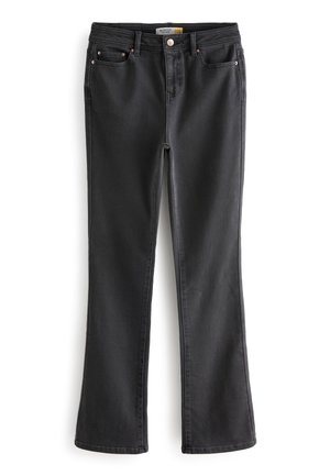 COSY BRUSHED  - Bootcut-farkut - washed black