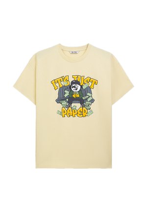 Print T-shirt - lemongras