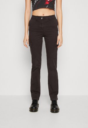 Weekday BRENDA SLIM CARGO TROUSER - Παντελόνι cargo - grey dark