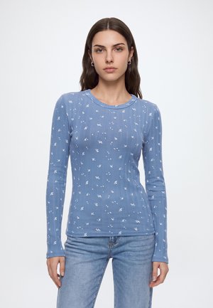GAP, ESSENTIAL - Блуза с дълги ръкави - blue