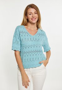 usha - T-shirt basic - aqua Miniatuurafbeelding 1