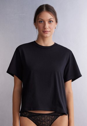 Intimissimi NATURAL FRESH - T-Shirt basic - schwarz black