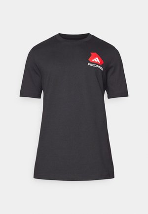 adidas Performance PREDATOR HISTORY GRAPHIC - Print T-shirt - black