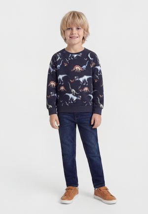 Name it NMMBERTIL NREG BRU - Bluză de molton - navy blazer