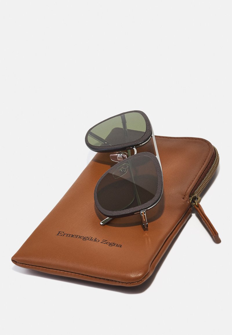 Herren Mützen, Hüte & Caps | Ermenegildo Zegna Sonnenbrille shiny gunmetal/gunmetal - MZ15746 Herren Mützen, Hüte & Caps | Ermenegildo Zegna Sonnenbrille shiny gunmetal/gunmetal - MZ15746