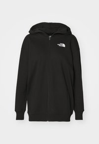 SIMPLE DOME HOODIE LIGHT LOOP BACK - Sweatjacke - black
