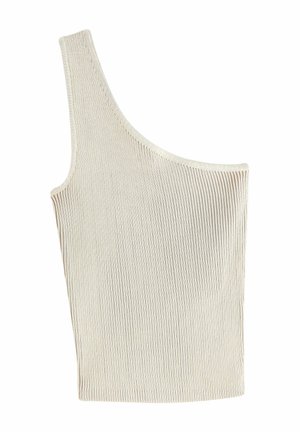 REGULAR FIT - ASYMMERIC ONE SHOULDER - Top - neutral