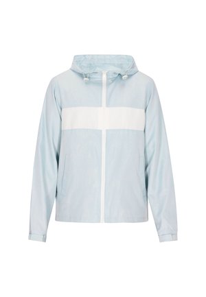 CO-BRANDED WITH EXIDE - Tuulitakki - blasses türkis weiss