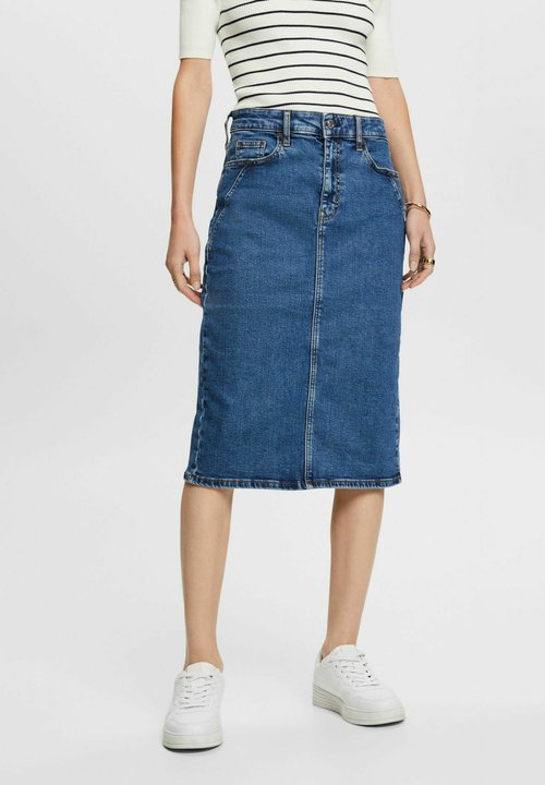 Allegra K Dames visstaart jeansrok gewassen bodycon denim midirok met Allegra K Dames visstaart jeansrok gewassen bodycon denim midirok met