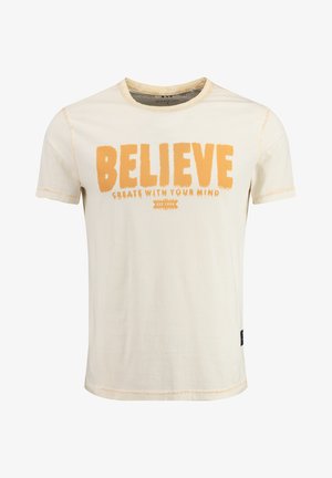 Key Largo CREATE ROUND - T-Shirt print - bleached sand