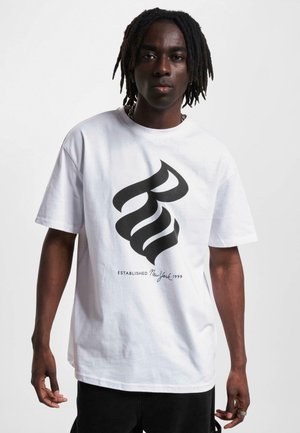 Rocawear BIGLOGO  - Print T-shirt - white black