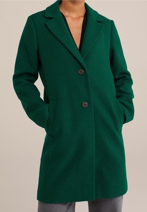 WE Fashion Halflange jas - green