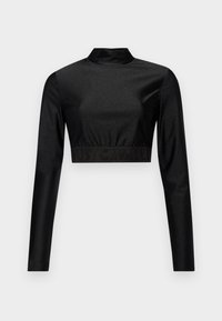 SLIM FIT - Camiseta de manga larga - black