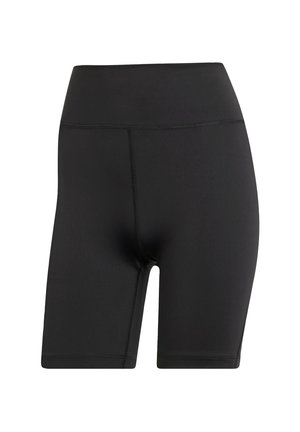 adidas Performance ALL ME ESSENTIALS SHORT LEGGINGS - Leggings - black