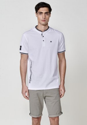 SHORT SLEEVED - T-shirt imprimé - blanco white