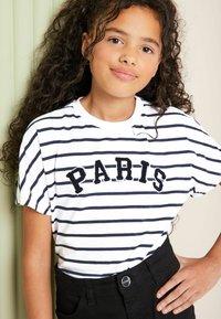 Lipsy SLOGAN - T-shirts print - black white
