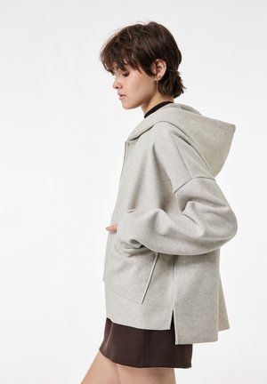 Koton, HOODED OVERSIZED  - Sweater met rits - beige
