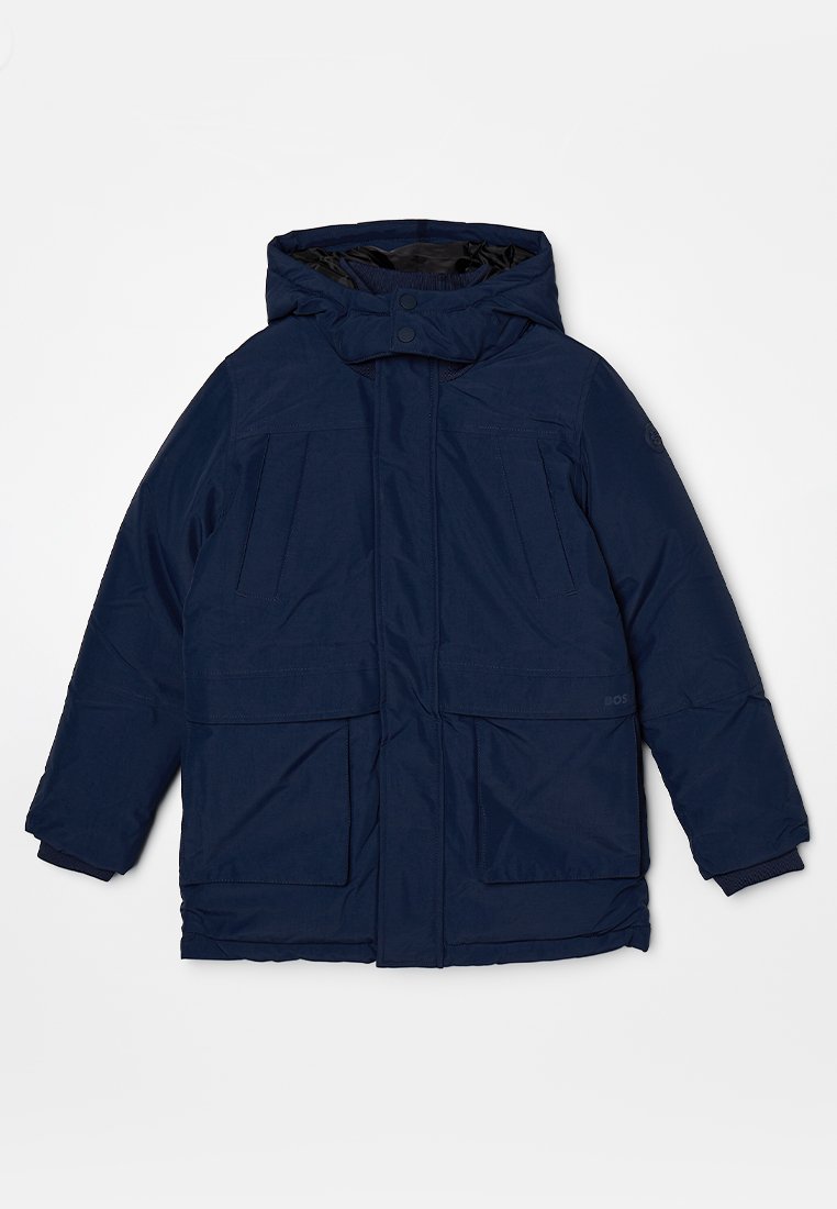 BOSS Kidswear Wintermantel donkerblauw