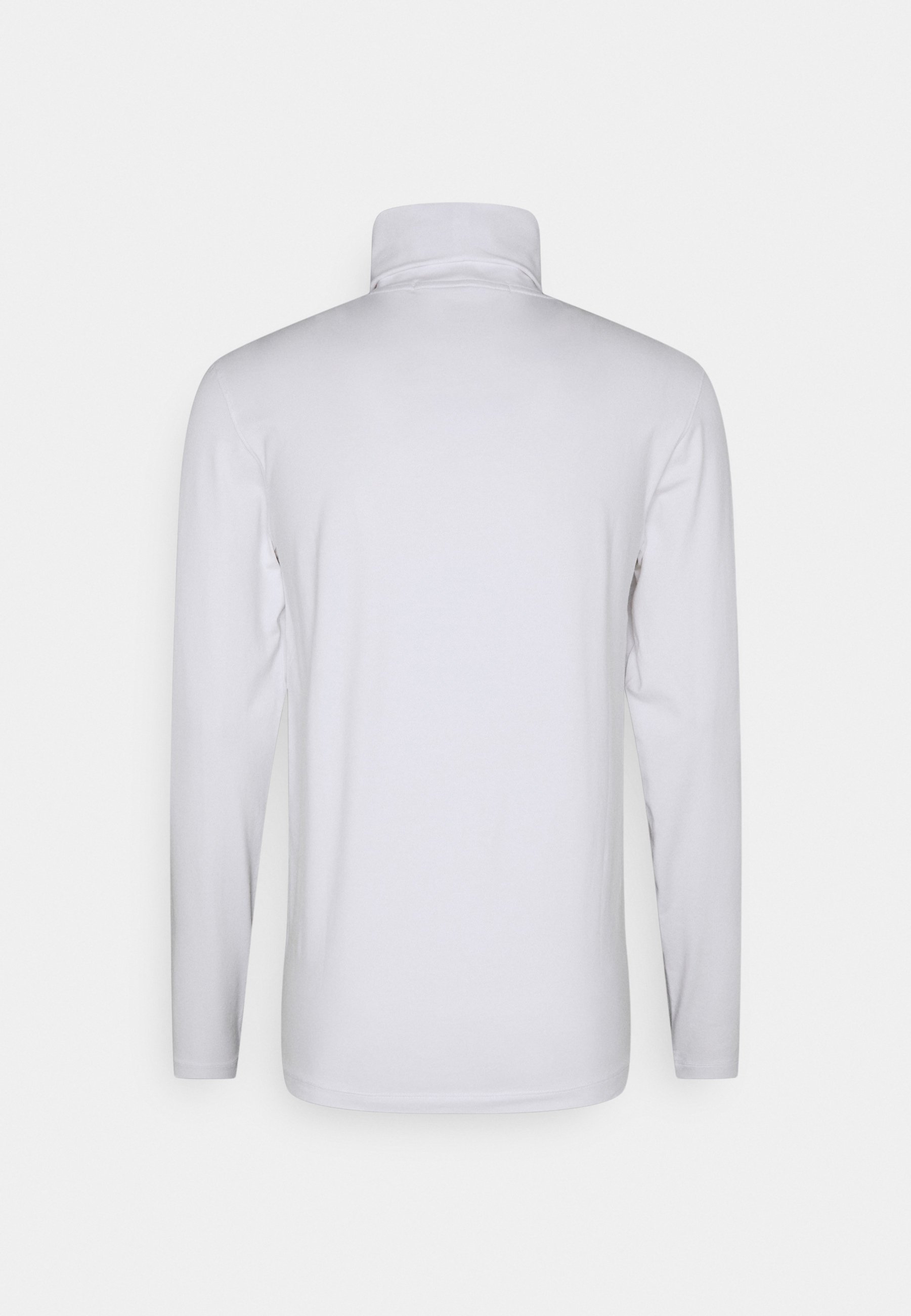 Calvin Klein Jeans MICRO BRANDING ROLL NECK UNISEX - Maglietta a manica  lunga - white/bianco - Zalando.it
