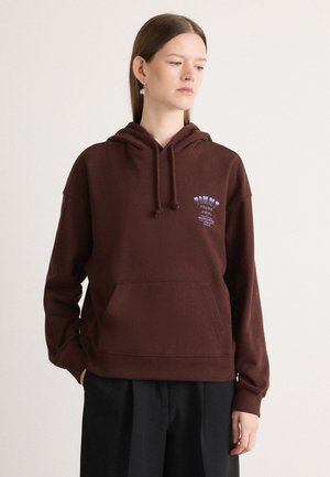 WESTERN HOODIE - Mikina - rich brown