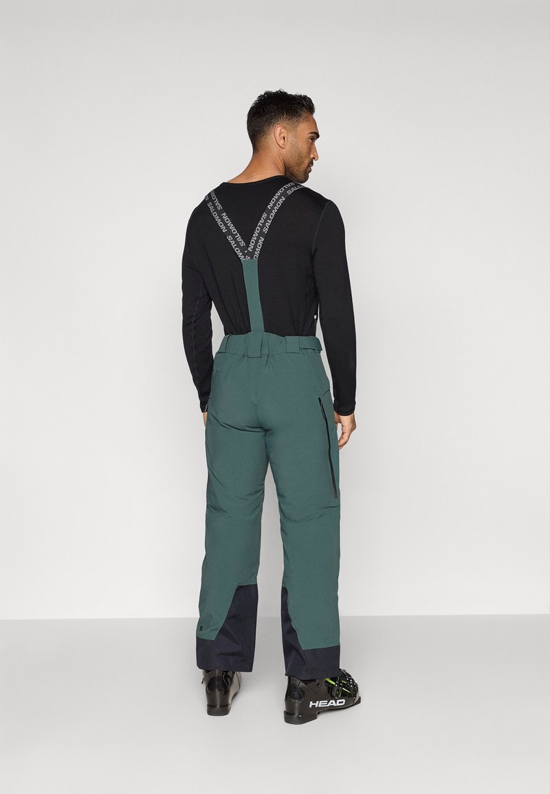 pantalon ski salomon hombre Salomon SPECTRAL PANT - Pantalones de esquí - green gables/verde oscuro